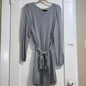 LANE BRYANT Belted Sweater Dress